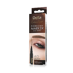 Маркер-ручка для бровей DELIA Eyebrow Expert Коричневый 1 шт.