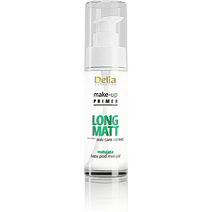 DELIA Make-Up Primer Long Matt Skin Care Definēta matējoša grima bāze 30 ml