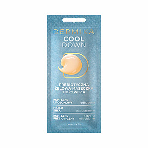 DERMIKA Beauty Masks Cool Down barojoša gēla maska ar probiotikām sausai ādai 10ml 