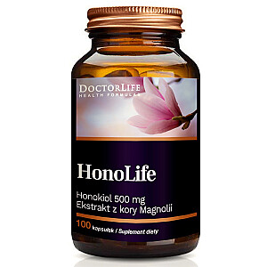 DOCTOR LIFE HonoLife magnolijas mizas ekstrakts uztura bagātinātājs 100 kapsulas