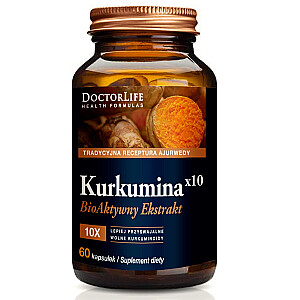 DOCTOR LIFE Kurkuminax10 Биологически активная добавка с экстрактом 60 капсул