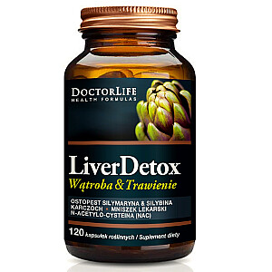 DOCTOR LIFE Liver Detox пищевая добавка для защиты печени 120 капсул