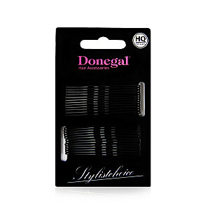 DONEGAL Заколки для волос Черные 5см 24 шт. 5091 