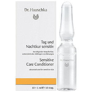 DR. HAUSCHKA Sensitive Care sejas kondicioniera ampulas, mazina apsārtumu, 10x1 ml