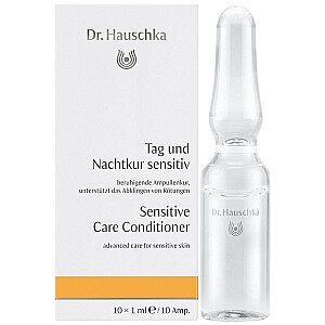 DR. HAUSCHKA Sensitive Care veido kondicionieriaus ampulės, mažinančios raudonį, 10x1 ml