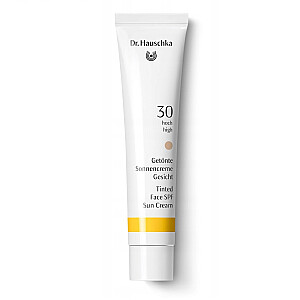 ДР. HAUSCHKA Tinted Face Sun Cream SPF30 тональный крем для лица 40мл