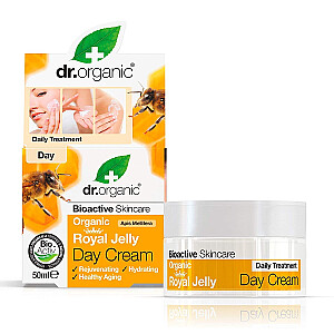 DR.ORGANIC Royal Jelly Day Cream питательный дневной крем для лица и тела с органическим маточным молочком 50мл