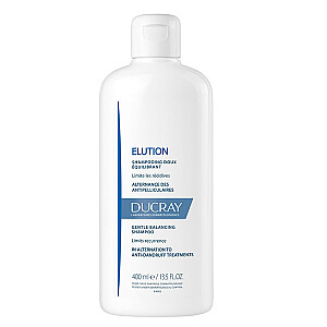 DUCRAY Elution Balancing Shampoo švelnus šampūnas, atkuriantis galvos odos balansą, 400ml