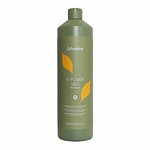 ECHOSLINE Ki Power Veg Shampoo matu atjaunošanas šampūns 1000ml