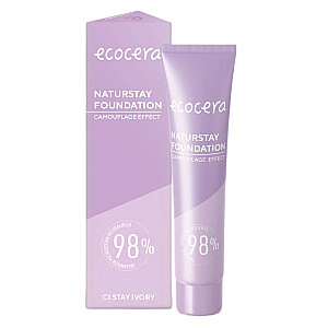 ECOCERA Naturstay Foundation dabīgais tonālais krēms C1 30 ml