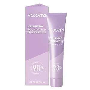 ECOCERA Naturstay Foundation dabīgais tonālais krēms C2 30 ml