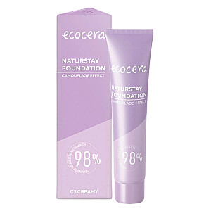 ECOCERA Naturstay Foundation dabīgais tonālais krēms C3 30 ml