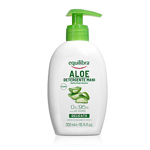 EQUILIBRA Aloe Detergente Mani Viso tīrīšanas želeja ar alveju sejai un rokām Aloe Vera 300ml