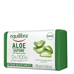 EQUILIBRA Алоэ Натуральное очищающее 100% растительное мыло aloesowe mydło Aloe 100г