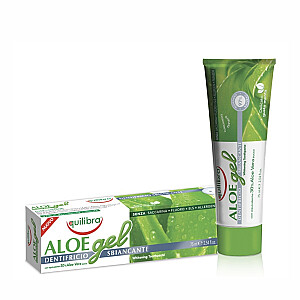 EQUILIBRA Aloe Gel Whitening Toothpaste отбеливающая зубная паста Алоэ Вера 75мл