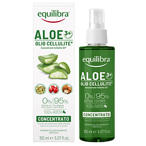 EQUILIBRA Aloe dvifazis anticeliulitinis kūno aliejus 150ml