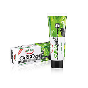 Зубная паста EQUILIBRA Carbo Gel Charcoal Toothpaste с активированным углем 75мл