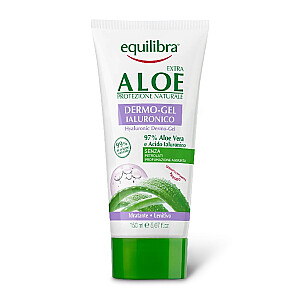 EQUILIBRA Extra Aloe Dermo-Gel alvejas dermo gēls ar hialuronskābi 150ml