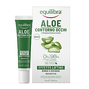 EQUILIBRA Lifting Eye Contour Cream pakeliamasis akių kremas su alavijais 15 ml