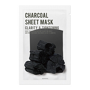 EUNYUL Sheet Mask Attīroša sejas maska ar oglēm 22ml