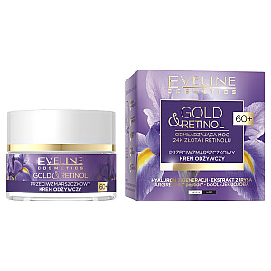 EVELINE Cosmetics Gold &amp; Retinol укрепляющий крем против морщин на день и ночь 60+ 50мл