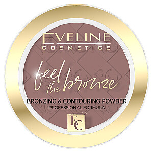 EVELINE Feel The Bronze бронзирующая и контурирующая пудра Chocolate Cake 02 4г