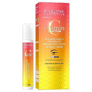 EVELINE vitamīns C 3x Action Brightening &amp; Cooling Roll-On acu serums, 15 ml