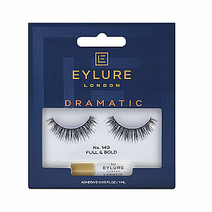 EYLURE Naturalite Strip Eyelashes Tekstūra Mākslīgās skropstas ar līmi Double Volume 143