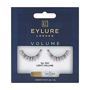 EYLURE Naturalite Strip Eyelashes Volume mākslīgās skropstas ar biezinošu efektu līmi 100