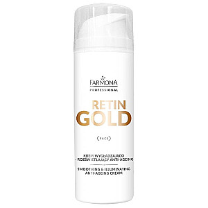 FARMONA PROFESSIONAL Retin Gold Smoothing&amp;Illuminating Anti-Ageing Cream разглаживающий и лифтинговый крем 150мл