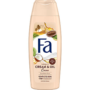 FA Cream & Oil dušas krēms dušas želeja ar kakao sviestu un kokosriekstu eļļu 250ml