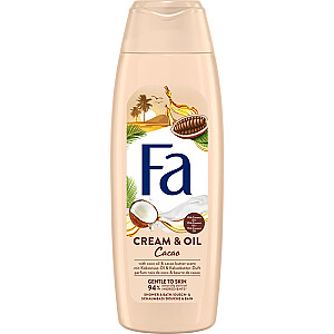 FA Cream & Oil dušas krēms dušas želeja ar kakao sviestu un kokosriekstu eļļu 750ml