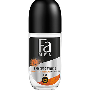 FA Men Roll-on dezodorants-pretsviedru līdzeklis vīriešiem Red Cedar 50ml