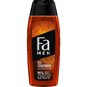 FA Men Body&Hair dušas želeja 2in1 Vannas želeja vīriešiem Red Cedar 400ml