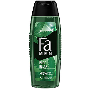 FA Men Pure Relax 2в1 Гель для душа, гель для мытья тела и волос для мужчин 250мл