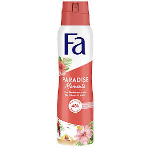 Дезодорант FA Paradise Moments с ароматом цветка гибискуса 150мл