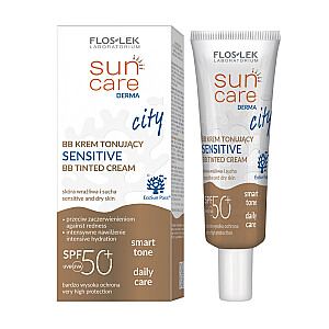 FLOSLEK Sun Care Derma krem BB крем для тонирования SPF50+ Sensitive 30 мл
