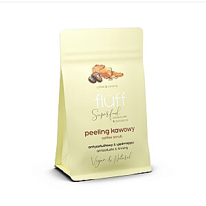 FLUFF Coffee Scrub kafijas ķermeņa skrubis Nostiprinošs un pretcelulīta karamele 100g