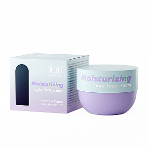 FLUFF In Your Soul Moisturizing Light Face Cream увлажняющий крем для лица с аметистом и гиалуроновой кислотой 50мл