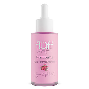 FLUFF Nourishing Face Milk šviesinantis ir regeneruojantis veido pienelis Aviečių 40ml