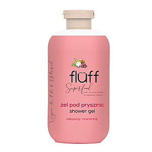 FLUFF Nourishing Shower Gel питательный гель для душа с кокосом и малиной 500мл
