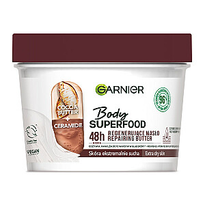 GARNIER Body Superfood Repairing Butter regeneruojantis kūno sviestas labai sausai odai Kakava 380ml