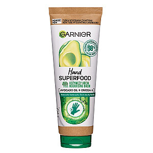 GARNIER Hand Superfood Avocado питательный крем для рук с маслом авокадо и кислотами омега-6 75мл