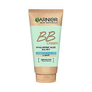 GARNIER Hyaluronic Aloe All-In-1 BB Cream mitrinošs BB krēms kombinētai un taukainai ādai Light 50ml