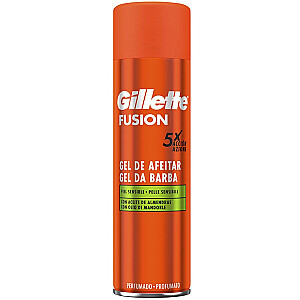 GILLETTE Fusion Shave Gel Гель для бритья для чувствительной кожи 200мл