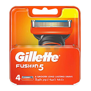 Rezerves asmeņi GILLETTE Fusion skuvekļiem 4 gab.