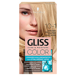 Matu krāsa GLISS Color Care &amp; Moisture 10-1 Ultra Light Pearl Blonde