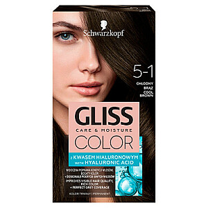 Matu krāsa GLISS Color Care & Moisture 5-1 Cool Brown