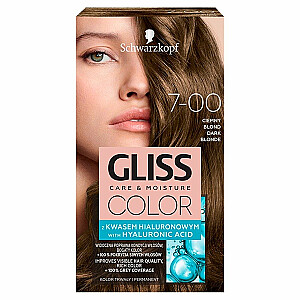 Matu krāsa GLISS Color Care &amp; Moisture 7-00 Dark Blonde