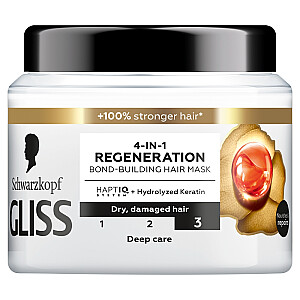 GLISS Trt Aqua Revive stiprinoša matu maska 4in1 Regeneration 400ml